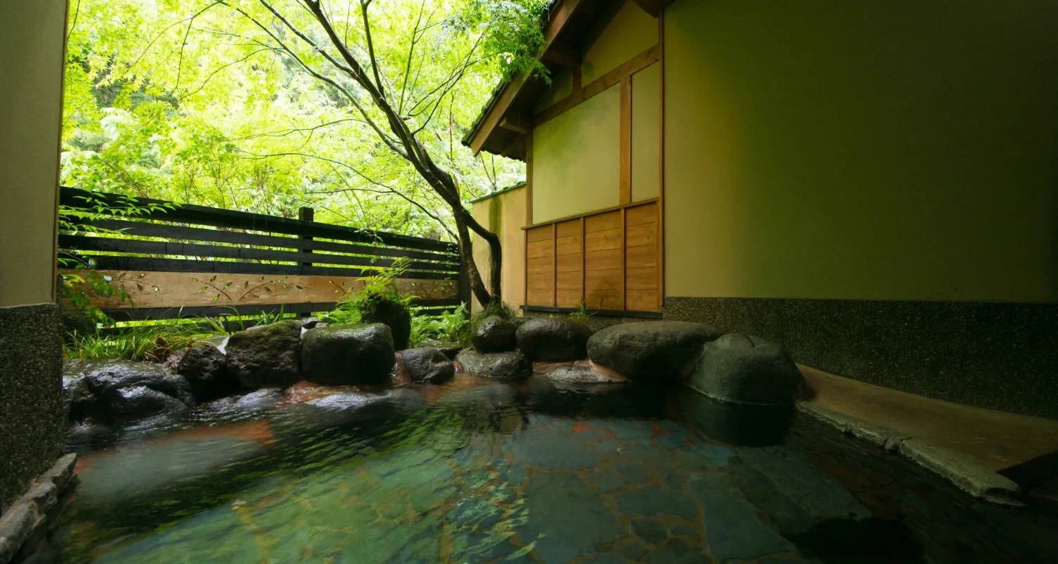 Another outdoor bath at Nihon no Ashitaba