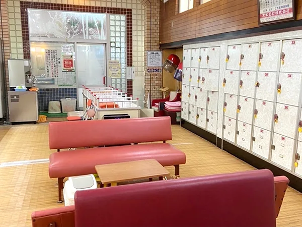 Bath interior at Suzuran Onsen