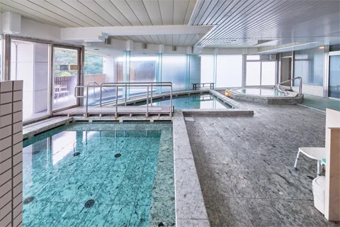 Communal bath at ASHIZURI THERMAE