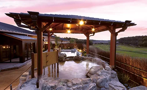 Shisui Onsen Yuraku no Sato: Source-Flow Baths, Ticket Options and the Bus