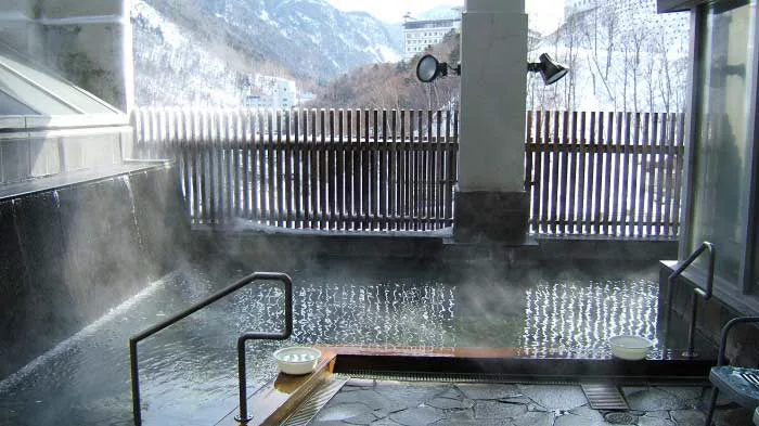 Kurodake-no-Yu in the Sounkyo hot-spring district