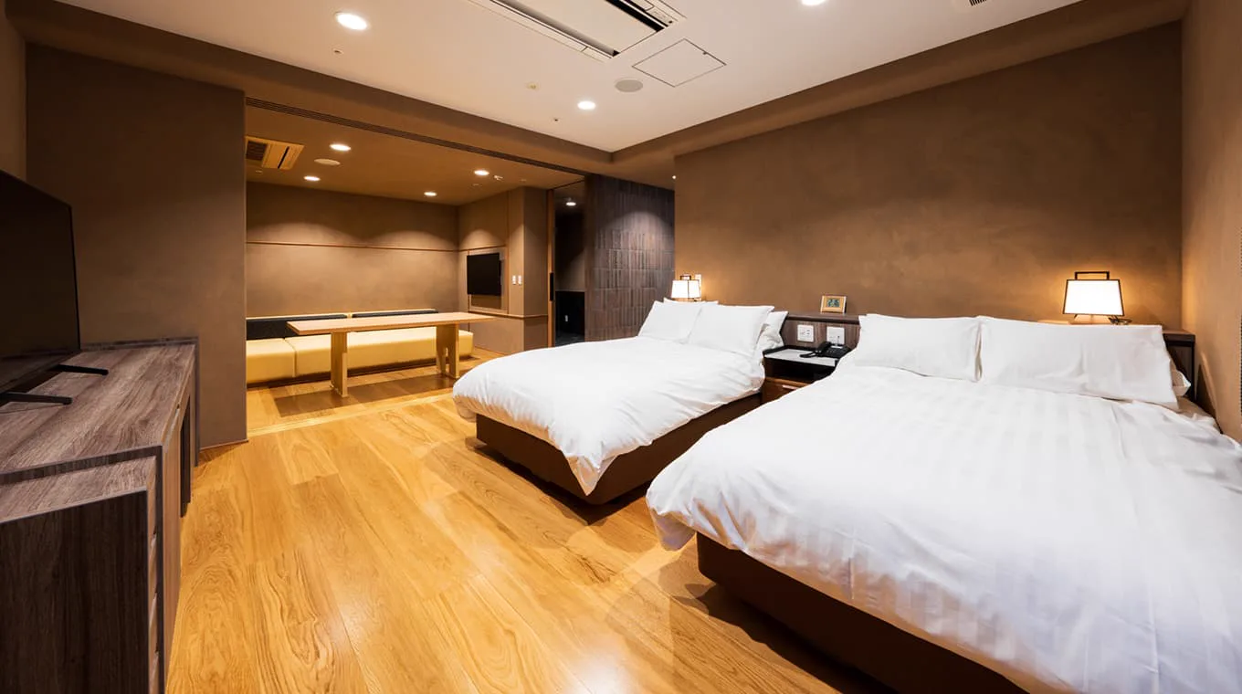 Universal-design Yuraku room at Oniyama Hotel