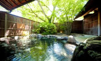 Ryotei Tanokura in Autumn: A Private Open-Air Room or the Standard Hot-Spring Bath?