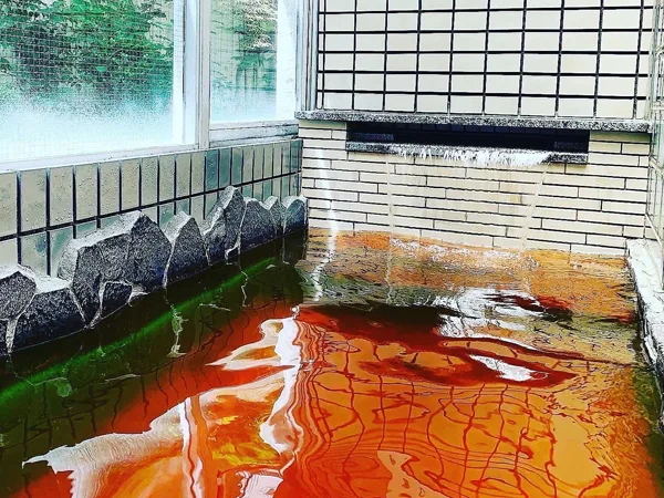 Bathing area at Himematsu Onsen