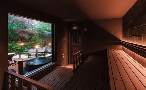 The Oni Sauna at Noboribetsu Grand Hotel