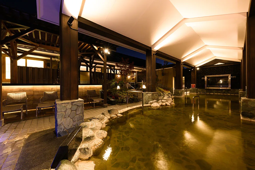 Yokohama Spa Hills Ryusenji no Yu: Morning Bath, Natural Spring and Forest Villa