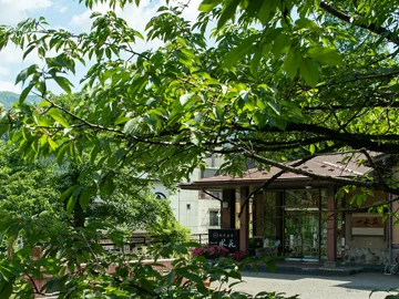 A traditional inn in the Sakihana Onsen area