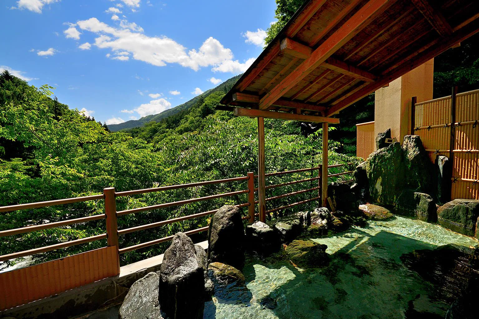 Yubune facility operated by Rakuyu